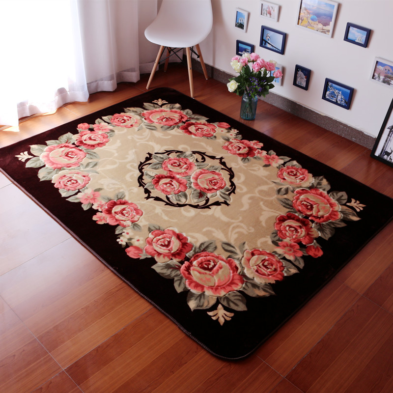 客厅茶几卧室柔软地毯简约现代田园卧室床边地毯防滑加厚垫子地垫|msdalam kategori rumah Fabrik, Carpet - dari Buy2taobao.com untuk memberikan perkhidmatan ejen Taobao profesional membeli