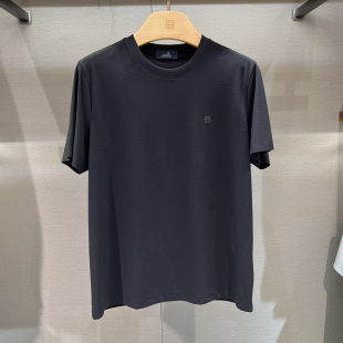 BOSSsunwen专柜正品 针织衫 夏季 短袖 T恤152320452470 男士 2025新款