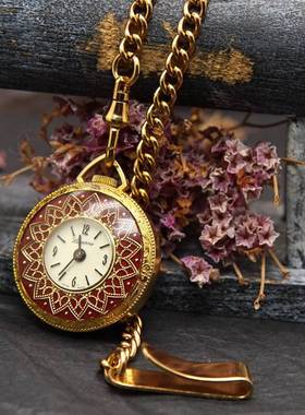 LLsVintage西洋古董中古瑞士卢塞恩Lucerne宫廷复古机械怀表孤品