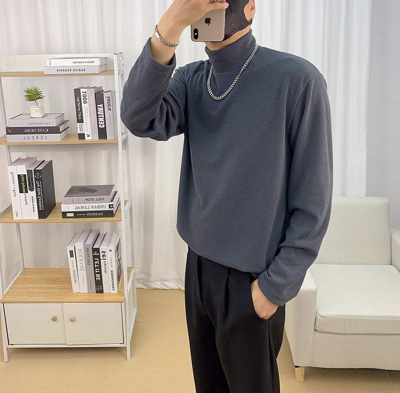 610A-3-TX174-P58高领休闲打底衫男装韩版潮流T恤，男装T恤，星座610A-3（原钱塘4015)