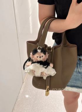 高级黑色系列新品妹妹车载包包挂件可爱少女心玩偶钥匙扣挂件