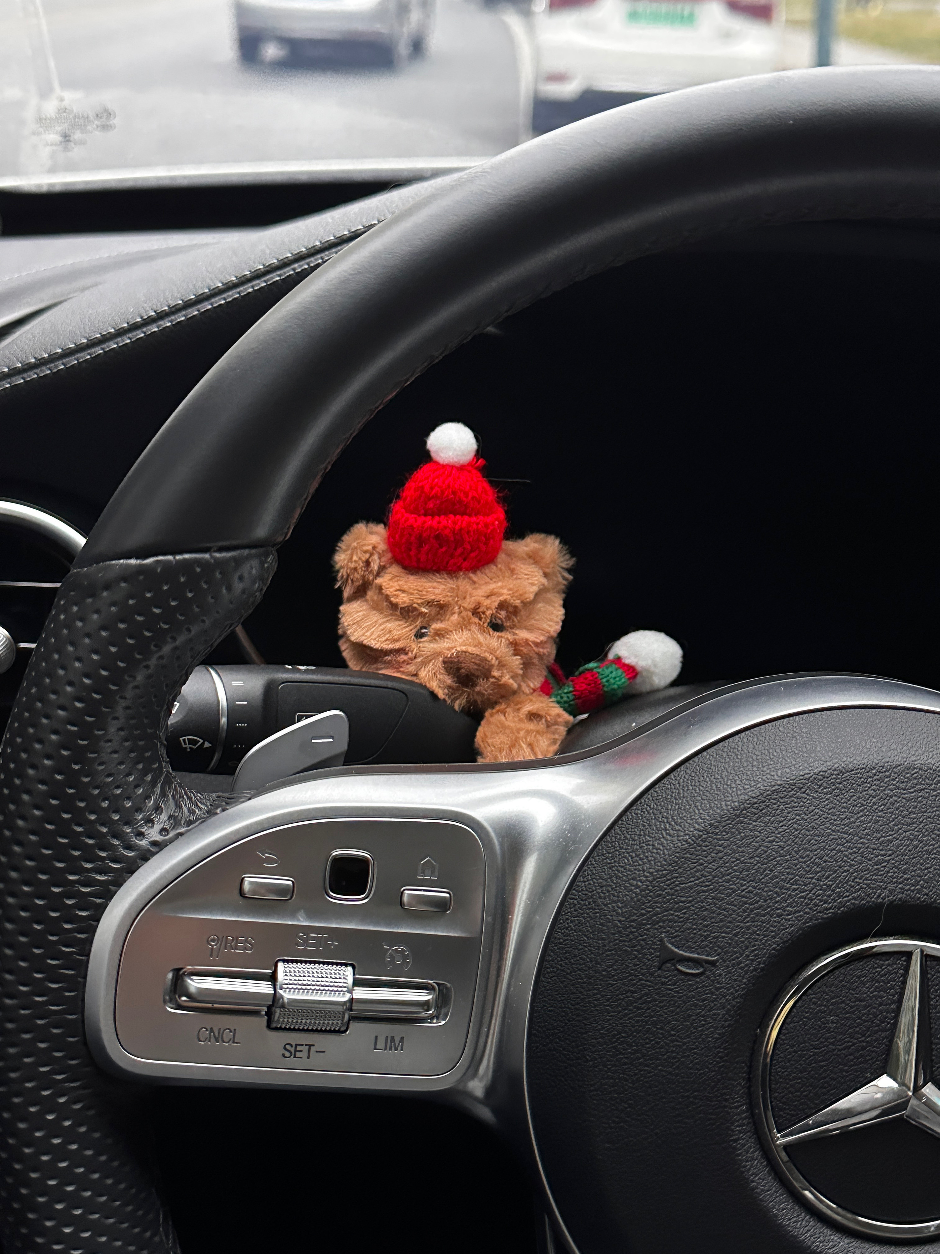 内饰车载巴塞熊汽车装饰转向灯雨刮器装饰可爱车载摆件圣诞礼