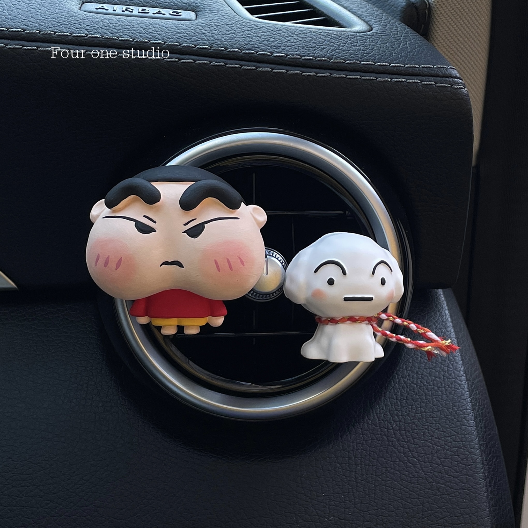 可爱小薪石膏车载香薰车载香薰