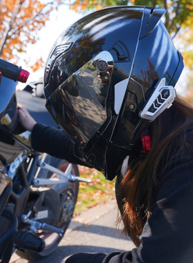 RNG新国标A类3c认证摩托车头盔组合头盔蝎子盔防晒新款机车盔