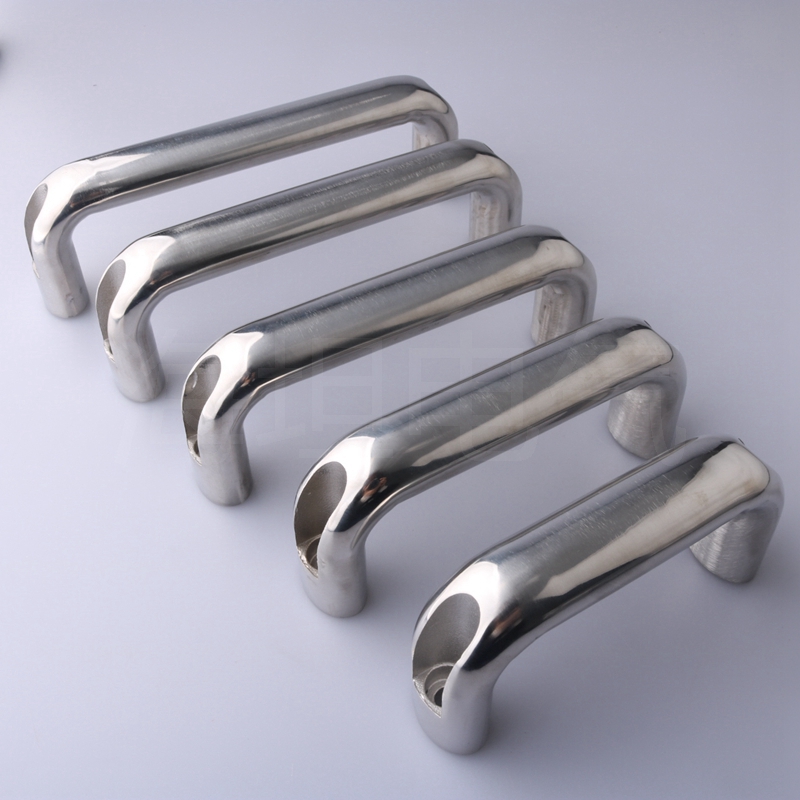 LS204 304不锈钢柜门拉手 配电箱机箱柜门把手 中置柜威图柜拉手
