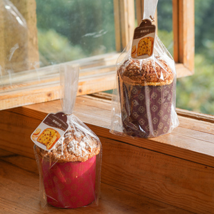 圣诞节潘娜托尼面包纸杯模具纸托烘焙蛋糕耐高温加厚瓦楞包装盒