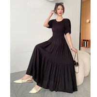 This year's popular beautiful dresses, long dresses, summer skirts are extremely attractive and youthful. Cotton silk beach vacation dresses thumbnail 5