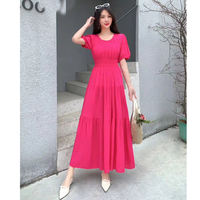 This year's popular beautiful dresses, long dresses, summer skirts are extremely attractive and youthful. Cotton silk beach vacation dresses thumbnail 3
