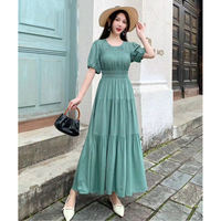 This year's popular beautiful dresses, long dresses, summer skirts are extremely attractive and youthful. Cotton silk beach vacation dresses thumbnail 4