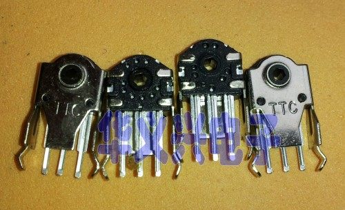 TTC鼠标编码器 解码器通用狂蛇 雷柏 双飞燕11mm 黑芯 雷蛇 赛睿