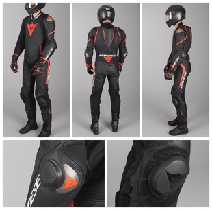 seca assen摩托连体皮衣分体连体骑行服 丹尼斯连体皮衣avro