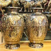 巴基斯坦铜器手工艺品聚财富贵坛瓶乔迁开业节日礼品热卖 掌柜推荐