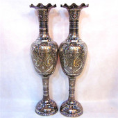 进口巴基斯坦手工艺品巴基斯坦铜器铜雕花瓶新工艺礼品厂家直销