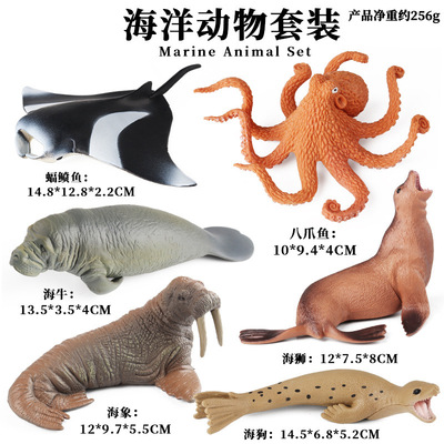 跨境儿童认知动物仿真模型蝠鲼鱼