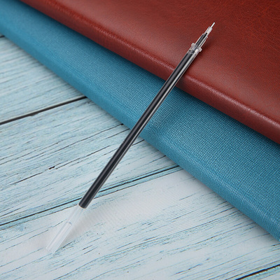 晨光中性笔芯0.5mm针管替芯黑