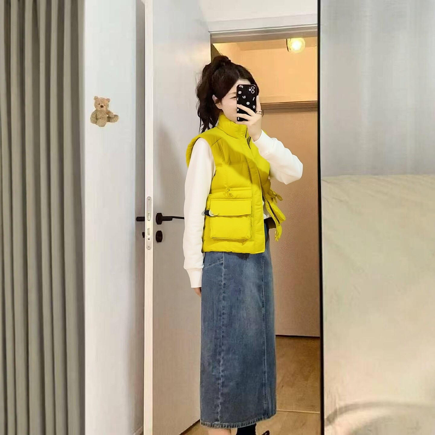 2025冬艾S系列 衣佳人折扣女装 立领 抽绳压格马甲外套 08