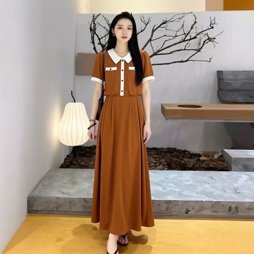 2026夏H海系列1 衣佳人折扣女装 娃娃领 小香风 雪纺连衣裙 111