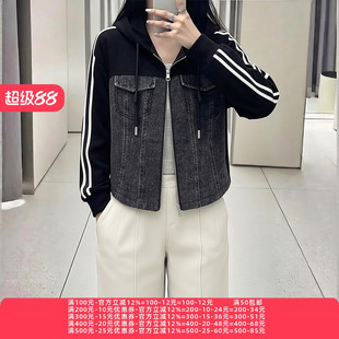 2026春魅M系列 衣佳人折扣女装 连帽 收腰显瘦 牛仔外套修身 5391