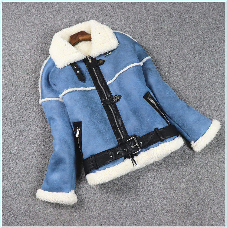 歐貨6 衣佳人折扣女裝  娃娃領複合皮毛壹體顆粒絨羊剪絨皮草外套在類目 女裝/女士精品, 皮草中 - 來自Buy2taobao.com提供專業的淘寶代購服務