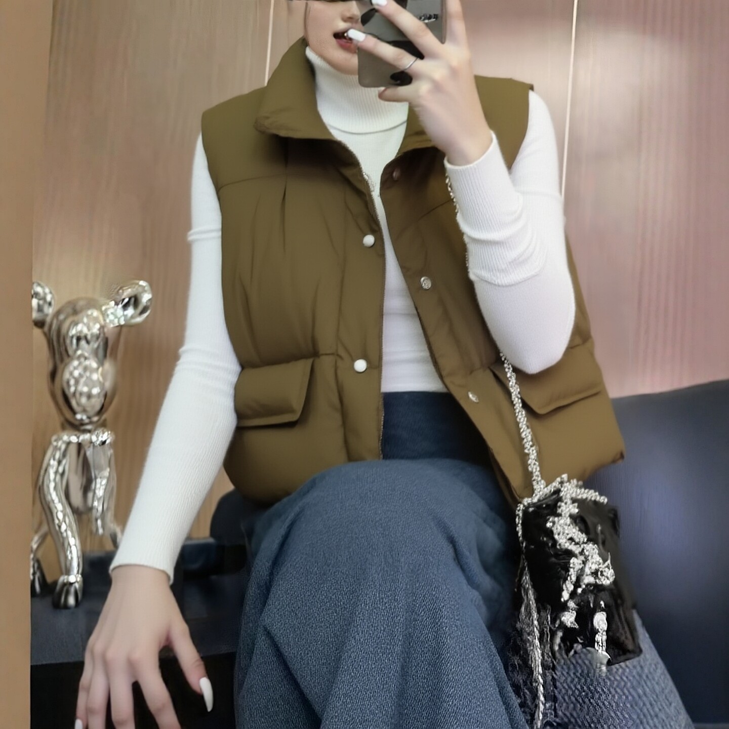 2025冬艾S系列 衣佳人折扣女装 立领 无袖保暖马甲外套 18