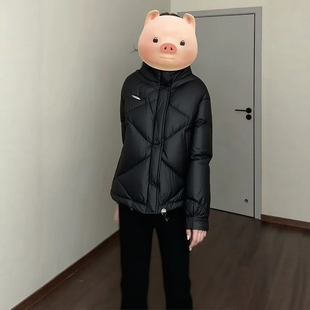 2025冬弗0系列1 衣佳人折扣女装 立领 压格设计短款厚实羽绒服 74
