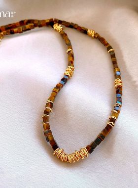 2025冬当季新款 衣佳人折扣 串珠项链配饰女时尚毛衣链轻奢感项饰