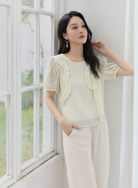 衣佳人折扣女装雪纺衫6.18-07      8081