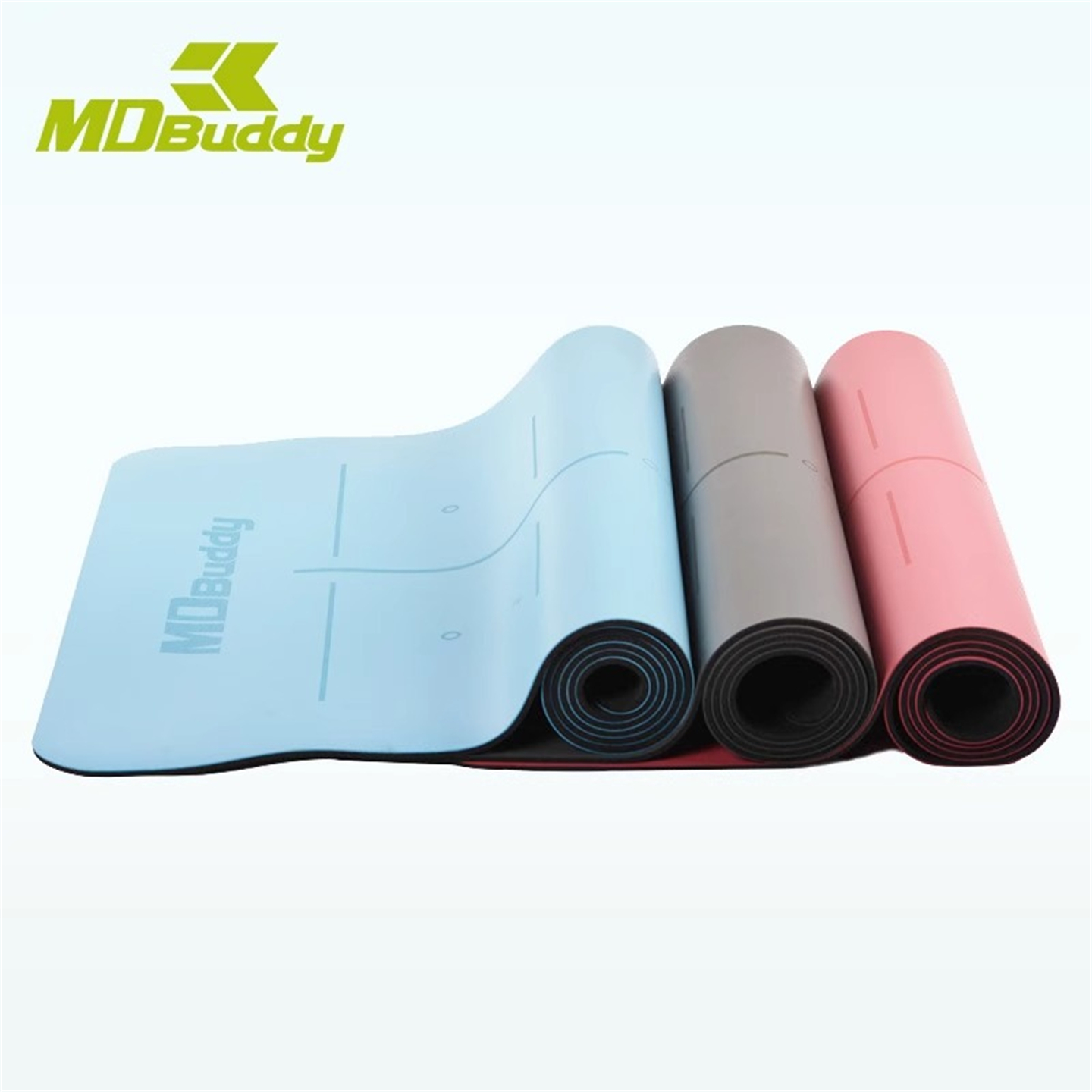 MDBuddy橡胶瑜伽垫健身垫子