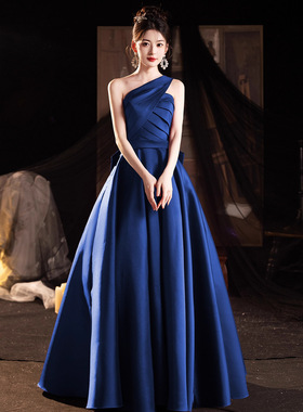 大合唱团演出服女长裙宴会气质主持人仙气指挥晚礼服长款艺考成人