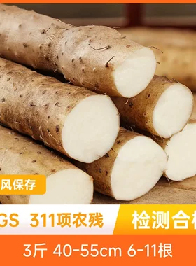 蠡县小白嘴山药红山药麻山药皮薄如翼软糯香甜药食同源产地直发