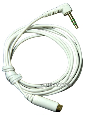 适用索尼SONY MP3 MP4耳机延长线 EX71 EX082 EX85 白色