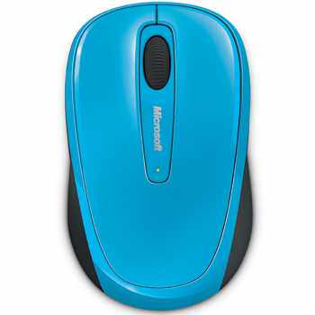 微软Microsoft 无线蓝影便携3500 光电鼠标 天青蓝