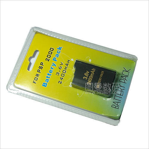 适用索尼SONY PSP-2000游戏机电池 电板2400毫安