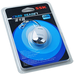 飚王SSK microSDHC TF读卡器 彩贝 SCRS058