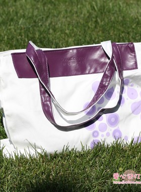 索尼爱立信 环保达人 帆布 购物袋 时尚 肩挎包 白色 实用 收藏