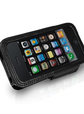 适用苹果APPLE iPhone 3G/3GS皮套 带合金钓钩 附贴膜