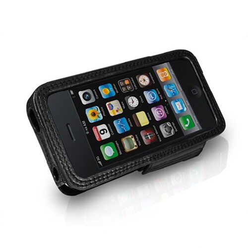 适用苹果APPLE iPhone 3G/3GS皮套 带合金钓钩 附贴膜