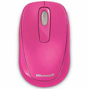 微软Microsoft 无线便携1000 光电鼠标 蜜桃粉