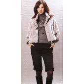 外套 素 包邮 清仓 奢华 艺元 E8Q1CE58 气质 春秋冬 灰色