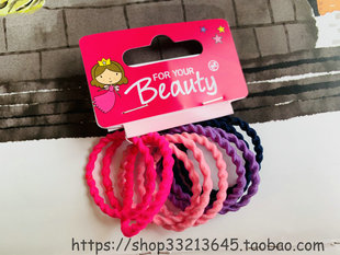 小辫发绳 小发圈 一卡10个 白菜价多色头绳 出德国