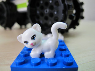 LEGO乐高 猴子 动物类 小颗粒人仔动物配件 猫咪