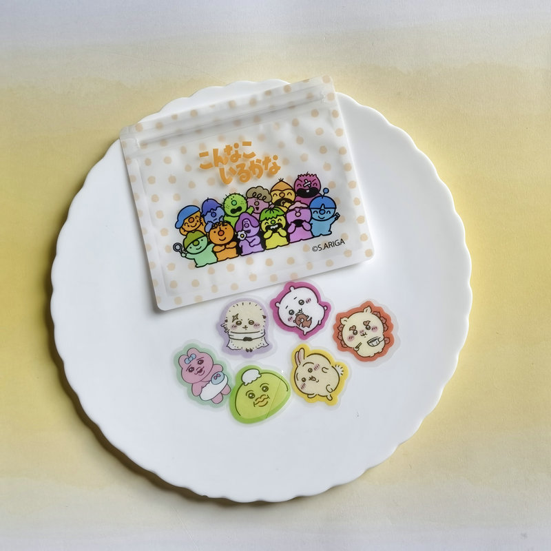 出日本原单chiikawa吉伊卡哇系列贴纸自封糖果袋收纳特价