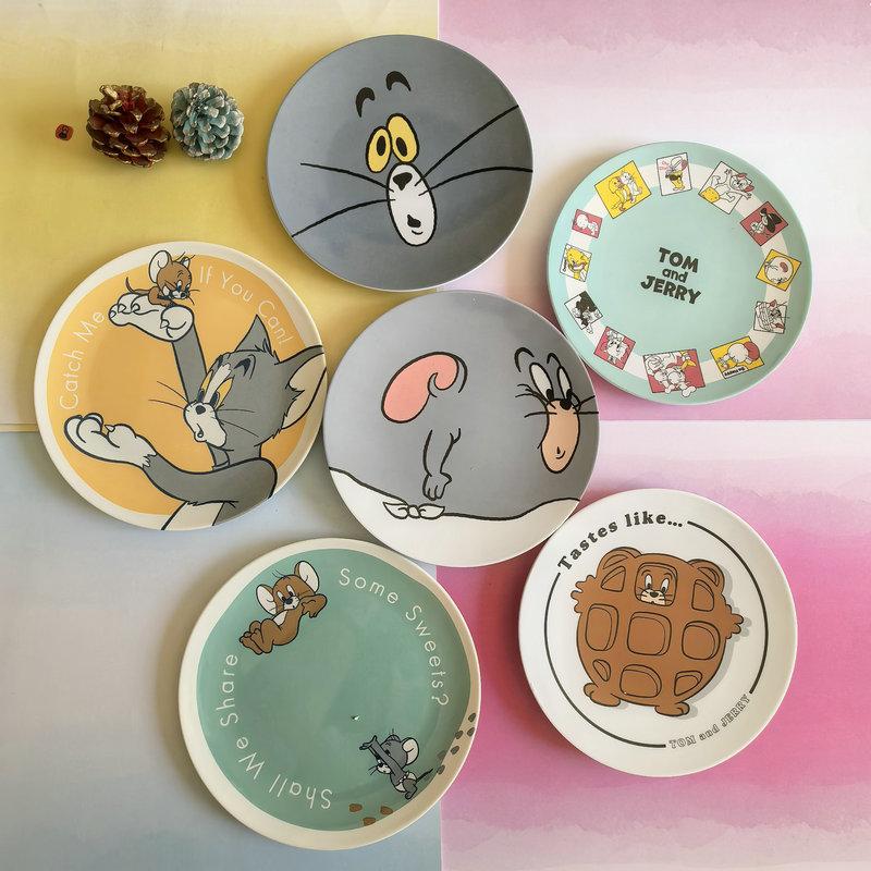 小圆盘子密胺猫和老鼠