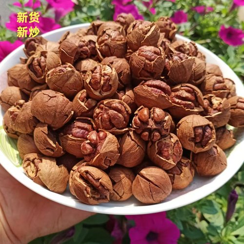 2025新货临安手剥山核桃奶油味特好剥山核桃大籽小核桃胡桃休闲食