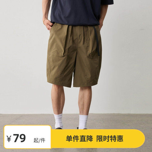 Vavu多口袋工装短裤夏季