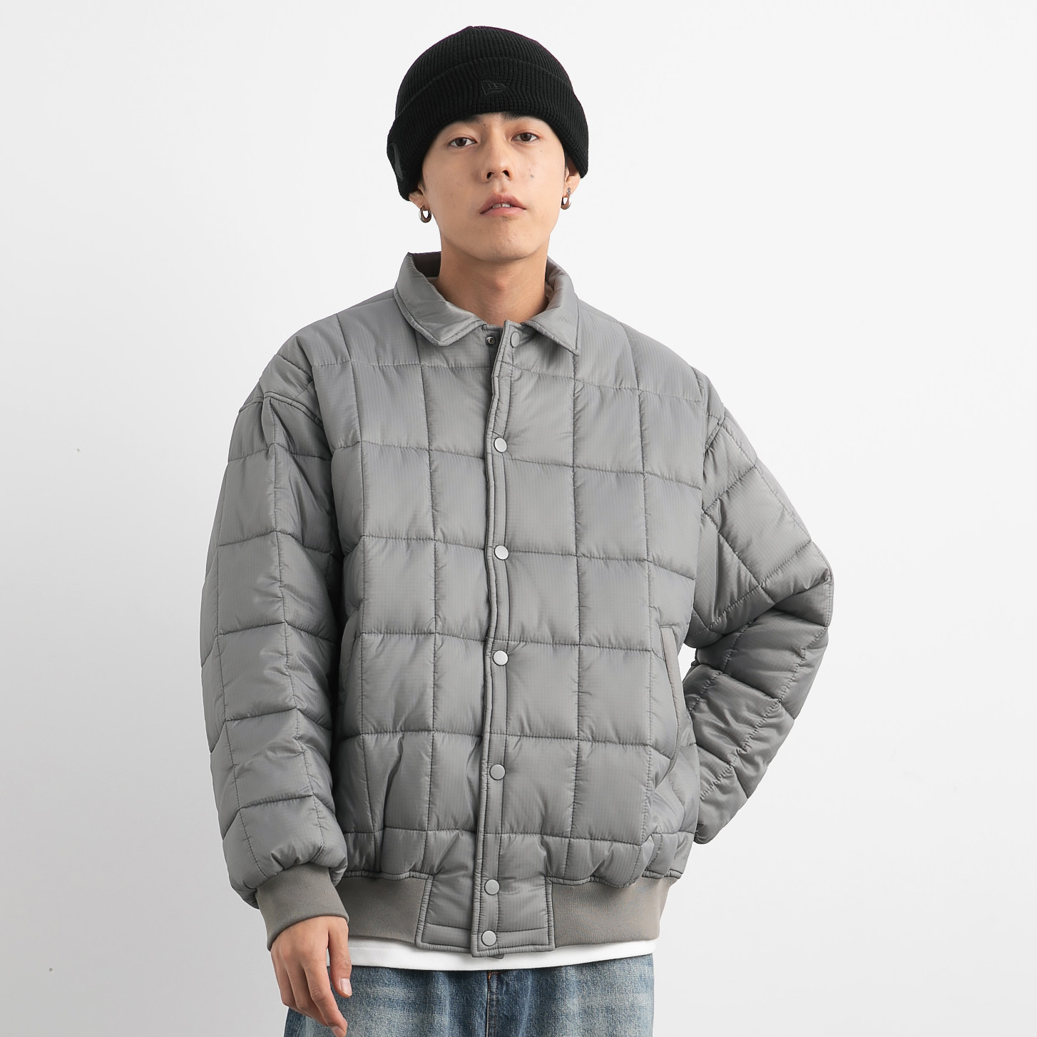 [4% OFF BROKEN CODE] VAVU VINTAGE CHECKERED JACKET 3M THINSULATE WINTER PADDED JACKET BREAD WEAR