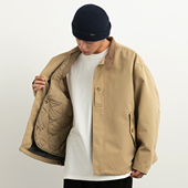 Vavu日系可拆卸两件套哈灵顿夹克内里sorona棉服保暖外套男潮牌