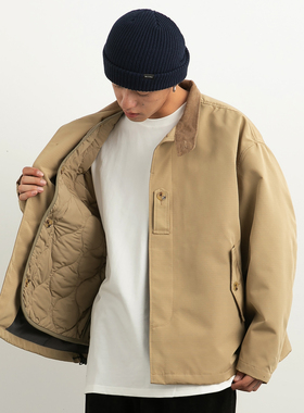 Vavu日系可拆卸两件套哈灵顿夹克内里sorona棉服保暖外套男潮牌