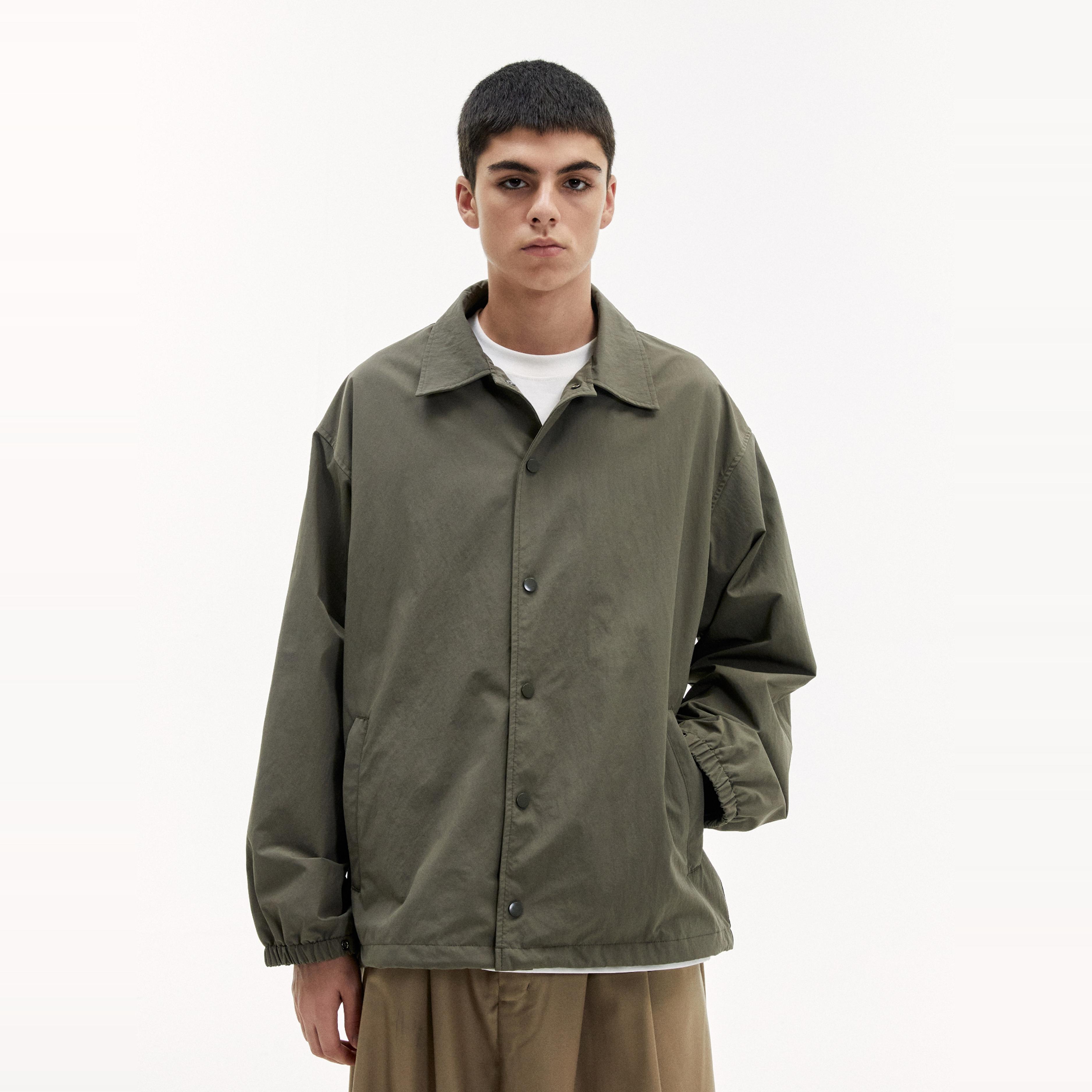 Vavu日系翻领防泼水教练夹克