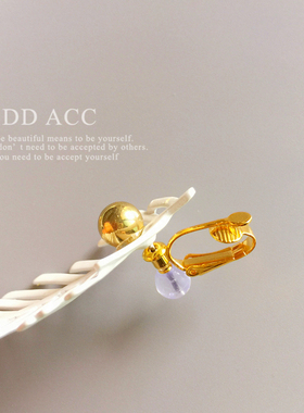 DD定制！无耳洞星人神器！万能适用的耳针改耳夹双用耳夹套